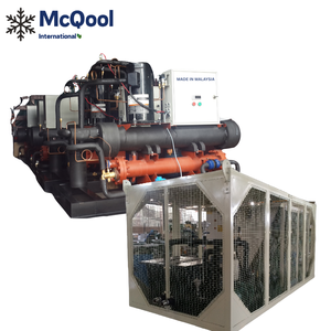 Refroidisseur à vis refroidi à l'eau de 20 tonnes avec plusieurs options de connexion d'eau pour bâtiment industriel - Product Image 1