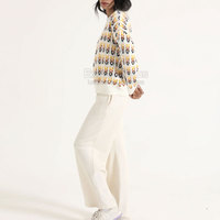 Pull décontracté léger, tissu lisse, pull extensible doux, conçu pour un port quotidien confortable