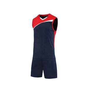 Ensembles d'uniformes de volley-ball personnalisables de haute qualité respirant nouveau Style sublimé pour adultes 2025 Logo personnalisé Service OEM - Product Image 3
