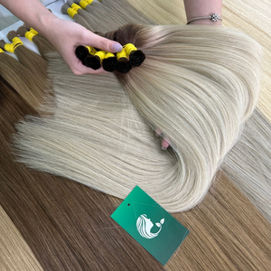 Cheveux vierges bruts en vrac les plus populaires à double trame sans perte, cheveux bruts en gros d'usine au Vietnam - Product Image 3