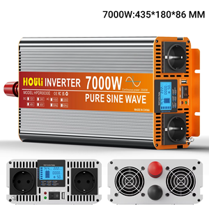 Inversor de Corriente de Onda Sinusoidal Pura HOULI 3000W/4000W/5000W/6000W/7000W, Inversor de Energía 12V/24V 220V para Automóvil - Product Image 4