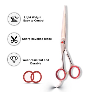 Ciseaux de salon professionnels pour la coupe de cheveux, conçus pour les stylistes recherchant des coupes lisses et uniformes et une manipulation ergonomique. - Product Image 3