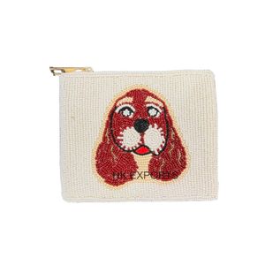 Monedero Hecho a Mano con Cuentas Bordadas a Mano, Cierre de Cremallera, Diseño de Leopardo, Color Personalizado para Mujer - Product Image 4
