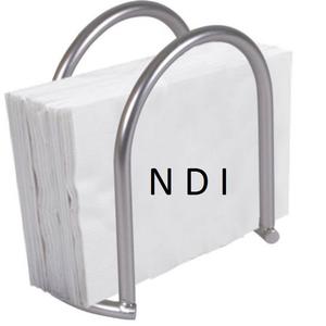 Porte-mouchoirs de finition brillante de qualité supérieure Design fait à la main hôtel de luxe Restaurant utilisation mallette de rangement en tissu en métal - Product Image 2