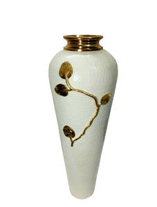 Florero de Metal Moderno para Boda y Decoración del Hogar de Pie con Diseño Pintado para Centro de Mesa de Boda y Ocasiones - Product Image 5