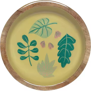 Cuencos de madera hechos a mano, esmalte decorativo, diseño impreso, perfecto para servir ensaladas frescas, postres y más vajilla disponible ahora - Product Image 6