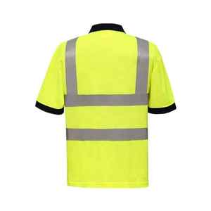 2025 New Design Colorful Hi Visible Short Sleeve Men Work Wear Reflective <b>Polo</b> <b>Shirt</b> From Pakistan Factory Safety Clothing - Product Image 2