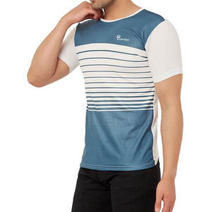 T-shirt homme personnalisé Streetwear 100% coton avec logo pour un style personnalisé - Product Image 4