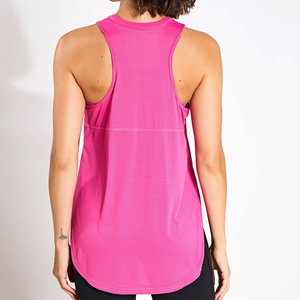 Séchage rapide femmes Yoga débardeur Gym Fitness Sport course athlétique femmes entraînement débardeurs t-shirt dames femme Logo personnalisé - Product Image 2