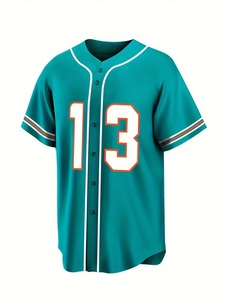 Camiseta de béisbol de sublimación personalizada de alta calidad, camisetas de béisbol personalizadas al por mayor para hombres, camisetas de béisbol deportivas - Product Image 2