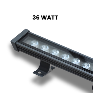 El proyector de pared de 36W ofrece una iluminación potente para grandes superficies y fachadas de edificios. Su estructura de 1000 mm garantiza una gran resistencia. - Product Image 1