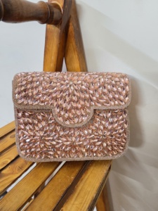 Women's New Heavy Crystal Flap <b>Clutches</b> Elegant Bags for Evening Occasions - Product Image 3