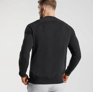 Sweat-shirt à col rond unisexe personnalisé Pull-over en coton mélangé de plusieurs couleurs Sweat-shirt décontracté pour hommes de haute qualité sans capuche OEM - Product Image 3