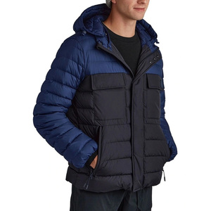 Veste matelassée matelassée pour hommes, blouson d'hiver à manches longues léger de style High Street avec veste chaude effet bulle - Product Image 1