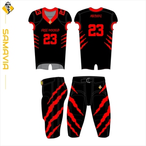 Conjunto de uniforme de fútbol americano de tamaño juvenil con tela de malla transpirable para entrenamiento - Product Image 2