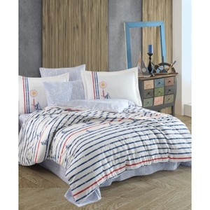 Ensemble de housse de couette en popeline double Olimpia White Hobby - Product Image 1