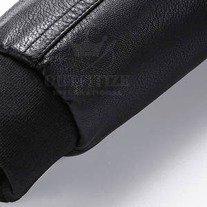 Veste en cuir pour homme, vente chaude, nouvelle mode, veste en cuir pour homme, veste en cuir coupe-vent, veste d'hiver en cuir - Product Image 4