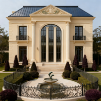 Edificio de apartamentos moderno de dos pisos de estilo europeo Casas prefabricadas de estructura de acero de calibre ligero elegante para hoteles de uso al aire libre