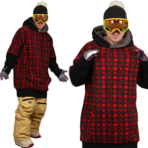Customized Oversized Snowboard Ski Tall Hoodie Men's Special Patterned Pullover <b>Drop</b> Shoulder Fleece <b>Box</b> Style Hoodies Wholesale - Product Image 4