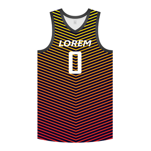 Maillot de basketball américain grande taille le plus vendu, respirant, été, uniformes personnalisés imprimés par transfert thermique, 100 % polyester - Product Image 5