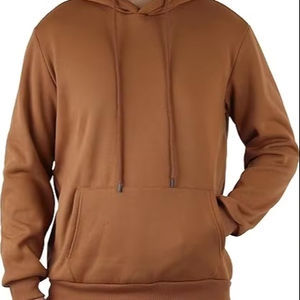 Sweat à capuche oversize en coton de haute qualité, polaire épais, épaules tombantes, sweat à capuche uni, fabricant de sweats à capuche personnalisés pour homme - Product Image 1