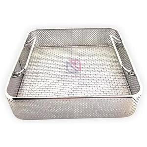 Canasta de Malla de Acero Inoxidable Estándar, Solución de Almacenamiento Quirúrgico Manual, Alta Calidad y Bajo Precio para Todas las Industrias - Product Image 1