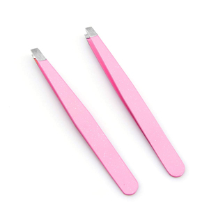 <b>Women</b> Tweezers Eyebrow <b>Set</b> Best Rose Gold Slant Eyebrow Tweezers Stainless Steel Hair Removal Eyebrow Tweezers - Product Image 5