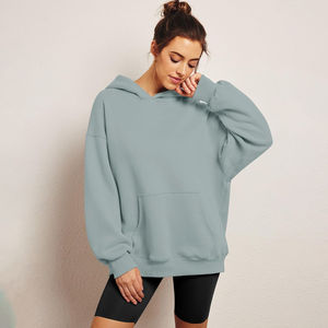 Factory Made New Arrival Women's <b>Oversized</b> Pullover Winter <b>Fleece</b> <b>Hoodie</b> Plus Size Breathable Wholesale Price Women <b>Hoodie</b> - Product Image 6
