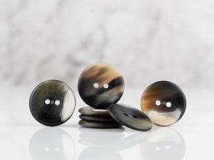 Botones de Cuerno de Búfalo Natural al por Mayor, Acabados y Coloridos para Accesorios de Ropa, Alta Calidad - Product Image 2