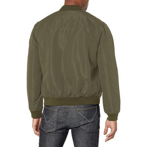 Custom Embroidered <b>Patchwork</b> Stand Collar Baseball Bomber Varsity <b>Jacket</b> for Men 100% Polyester Waterproof Windproof Breathable - Product Image 2