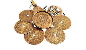 Astrolabe Vintage de latón puro, calendario árabe de alta calidad, Astrolabe Vintage persa, placas grabadas - Product Image 3