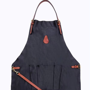 Delantal de cuero genuino de cocina con logotipo personalizado de alta calidad estilo de tendencia OEM para hombres 2017 - Product Image 1