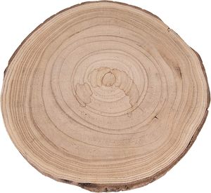 Piédestal en bois décoratif Paulownia Piédestal en bois naturel avec poignée, petit, marron, carré - Product Image 6