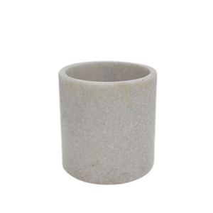 Maceta de mármol redonda decorativa Color blanco Diseño Vintage Look Maceta de jardín para sala de estar y al aire libre Venta al por mayor personalizada - Product Image 1