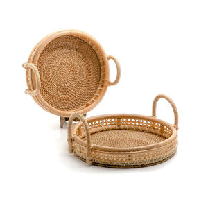 Plateau de service en rotin écologique Handwicker pour la nourriture Vaisselle la plus vendue pour les restaurants Bon prix du Vietnam - Product Image 1