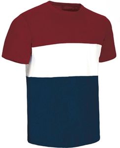 T-shirt pour homme de haute qualité, logo personnalisé, polyester/coton solide, séchage rapide, vêtements de sport - Product Image 4