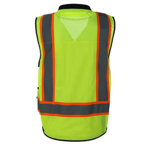 Chaleco de Trabajo Personalizado, Chaqueta de Seguridad, Chaleco de Seguridad Reflectante, Chaleco de Seguridad Reflectante de Alta Visibilidad - Product Image 2