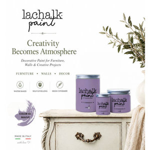 43 MAUVE 25 lt LaChalk the evolution of <b>chalk</b> paint Where <b>chalk</b> meets resin: Hybrid <b>Chalk</b> Resin Paint made in Italy - Product Image 1