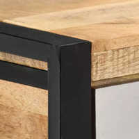 Meubles industriels de style moderne, table console en bois massif à 3 tiroirs, meubles pour la maison, table console pour le salon, le couloir