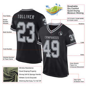 Maillot de football américain léger pour uniforme d'équipe scolaire de jour d'entraînement de club de pratique de jeunesse personnalisé - Product Image 4