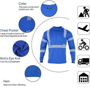 Camisa de Seguridad de Alta Visibilidad Tipo R OEM, Transpirable, Reflectante, de Manga Larga - Product Image 2