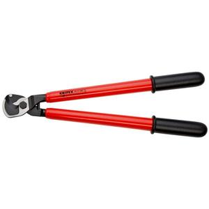 Cisailles à câbles Knipex à tête polie avec poignées isolées, testées VDE - Product Image 1
