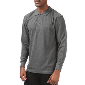 Nueva tendencia de moda para hombre, Premium Jersey de algodón, polos personalizados, Unisex, manga larga, cuello redondo, diseño estampado, tela de punto - Product Image 5