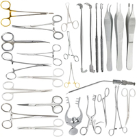 Ensemble d'instruments de chirurgie mineure multifonctionnels en acier inoxydable, kit chirurgical manuel BRITTON
