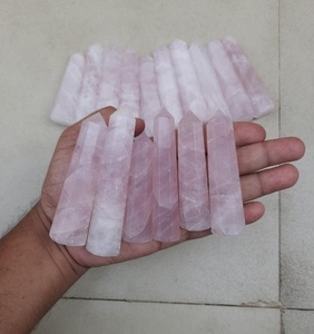 Natural Rose Quartz Obelisk Polished <b>Crystal</b> Tower Healing Stone Mineral Specimen Home Office Decor Display Gift - Product Image 3