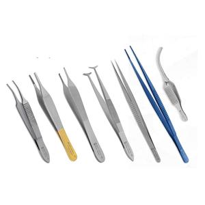 Ensemble d'instruments de chirurgie : pinces chirurgicales et pinces à dissection - Manuel, en acier inoxydable, réutilisable - Product Image 2