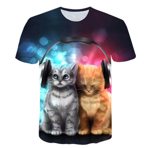 Offre Spéciale 100% Polyester T-shirt décontracté pour hommes Nouvelle personnalité avec impression 3D respirante à séchage rapide 180 GSM pour adultes - Product Image 1