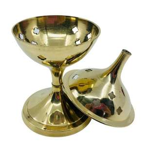 Ramadan Decoration Brass Incense Burner Catholic Church Supplies <b>Aroma</b> Bakhoor <b>Diffuser</b> Incense Burner Hot Sale - Product Image 3