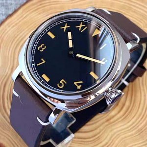 Montre mécanique NH35 pour homme, boîtier carré, cadran Californie, sans logo, automatique, 42 mm, classique, 2 aiguilles, Reloj Hombre - Product Image 5