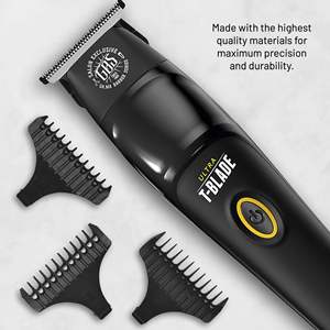 Tondeuse Absolute Ultra T-Blade filaire/sans fil pour définir les contours, lame en acier inoxydable avec revêtement DLC, moteur 10000 tr/min, batterie au lithium, 3 peignes - Product Image 4